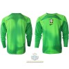 Maglia da Calcio Portiere a Maniche Lunghe Brasile Trasferta Mondiali 2022 per Uomo